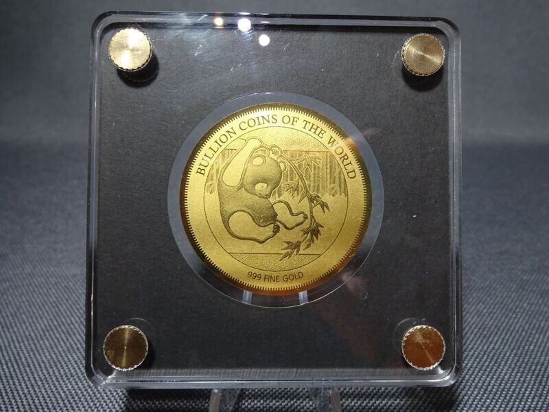 Goldmünze Tschad 2020 5000 Francs China Panda Bullion Coins of the World 1/200 Oz Unze