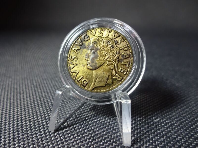 Medaille Deutschland Tiberius Divus Augustus Pater Replikat