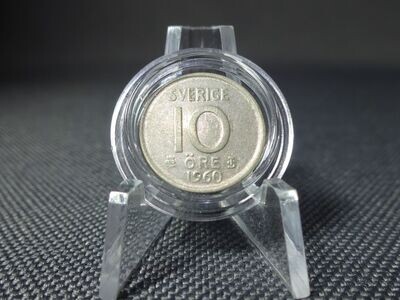 Silbermünze Schweden 1960 10 Öre Sverige Krone Silbermünze Schweden 1960 10 Öre Sverige Krone