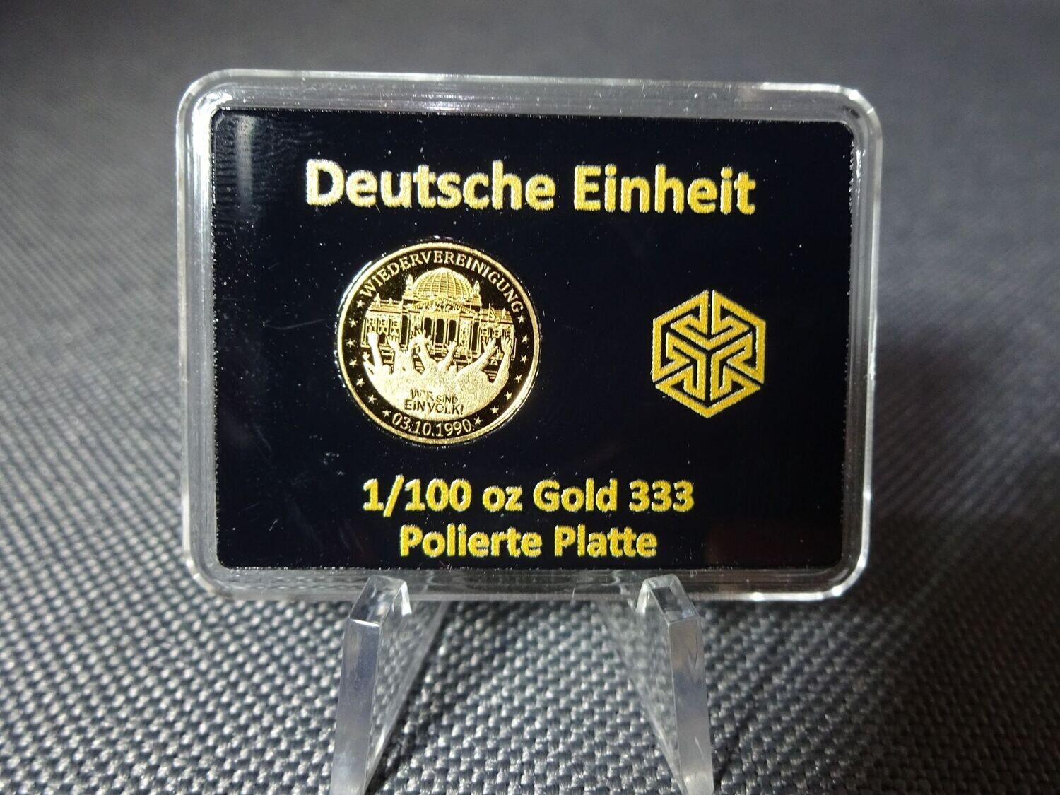 Goldmedaille Deutschland 2020 Wiedervereinigung 1990 Einheit Volk PP Proof 1/100 Oz Unze