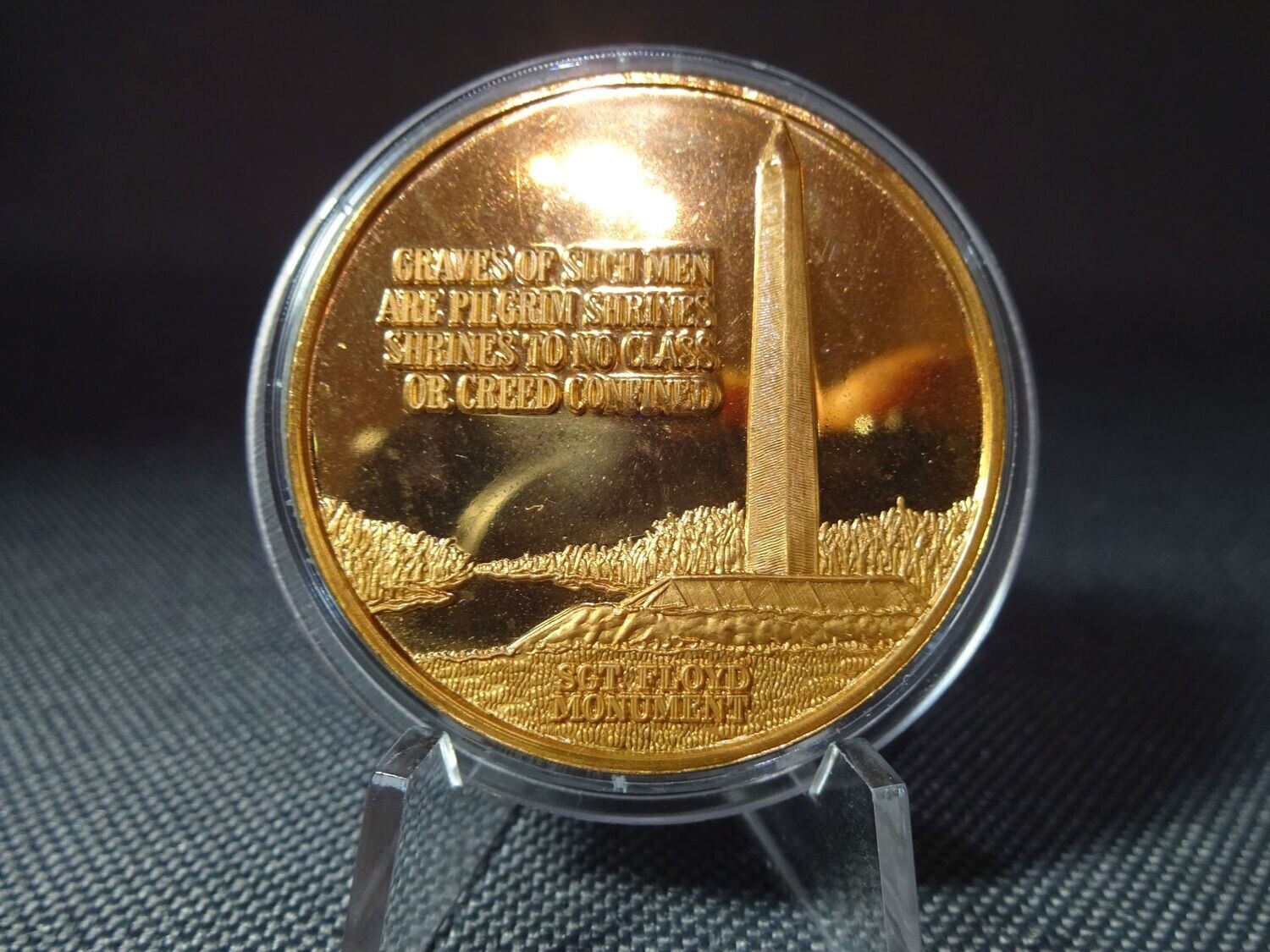 Medaille USA Sgt. Floyd Monument Sioux City Peace Friendship Medaille USA Sgt. Floyd Monument Sioux City Peace Friendship