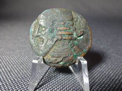 Münze Antike Persien Parther Iran Partherreich Drachme Bronze Münze Antike Persien Parther Iran Partherreich Drachme Bronze