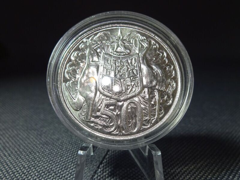 Silbermünze Australien 1966 50 Cents Silbermünze Australien 1966 50 Cents