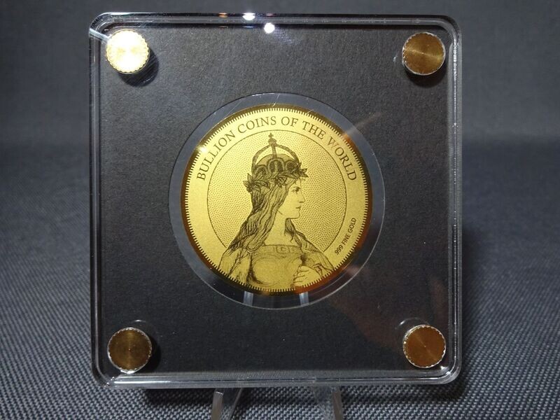 Goldmünze Tschad 2020 5000 Francs Germania Bullion Coins of the World 1/200 Oz Unze