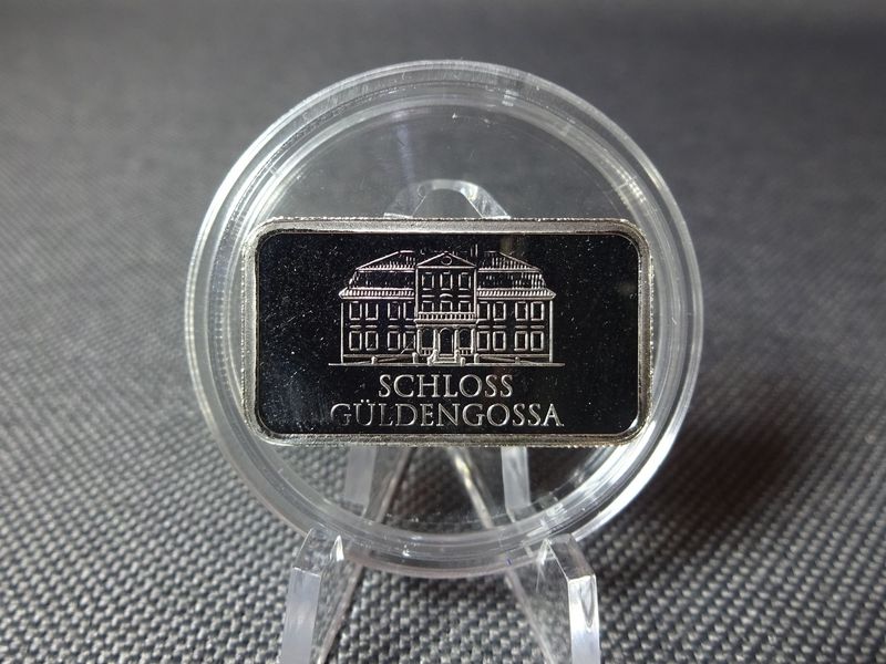 Silberbarren Deutschland Schloss Güldengossa Geiger Edelmetalle 10 g