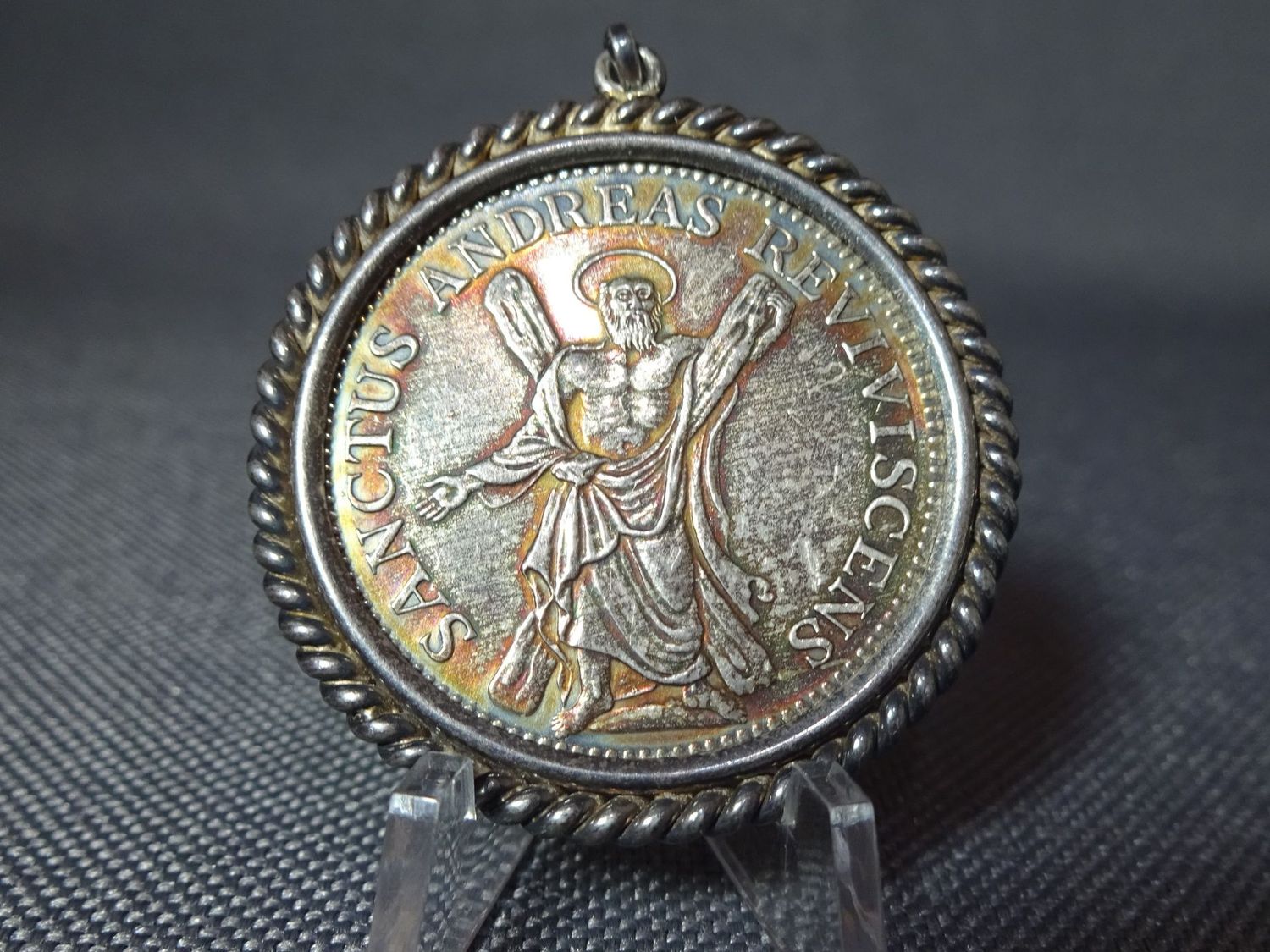 Silbermedaille 1975 1712 Altdeutschland 1/3 Taler Braunschweig Calenberg Hannover Georg Ludwig Nachprägung Anhänger Silbermedaille 1975 1712 Altdeutschland 1/3 Taler Braunschweig Calenberg Hannover Georg Ludwig Nachprägung Anhänger