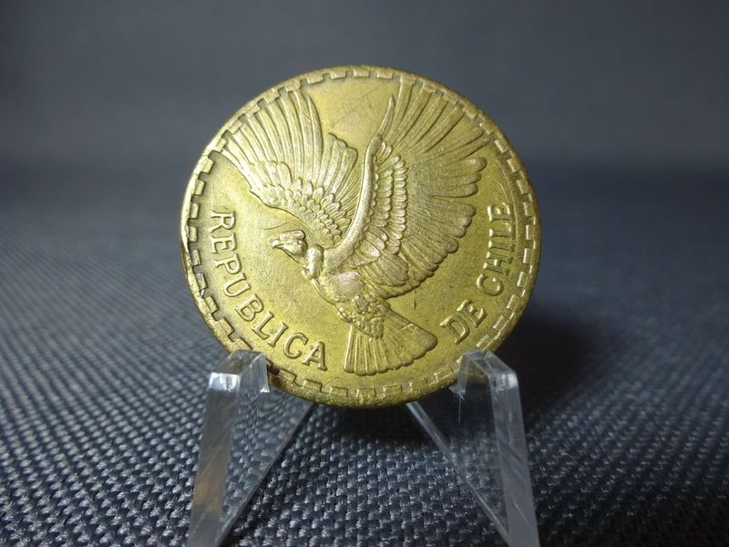 Münze Chile 1965 10 Centesimos