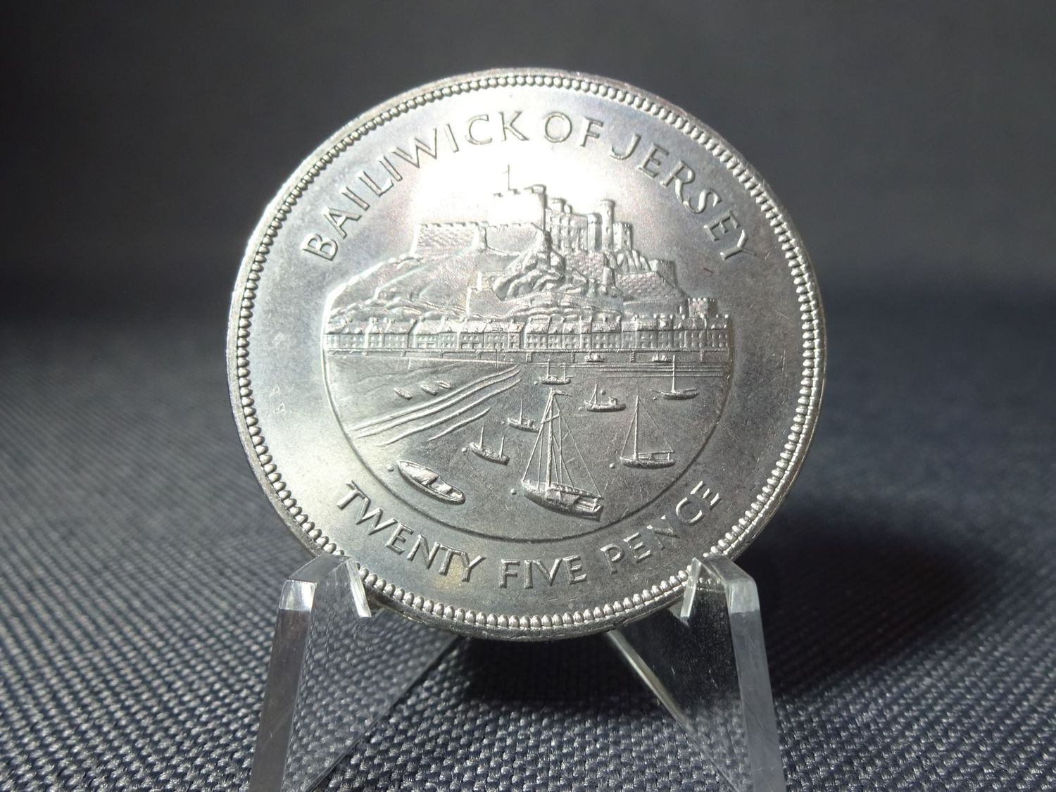 Münze Bailiwick of Jersey 1977 25 Pence 25 Jahre Elisabeth II. Gedenkmünze