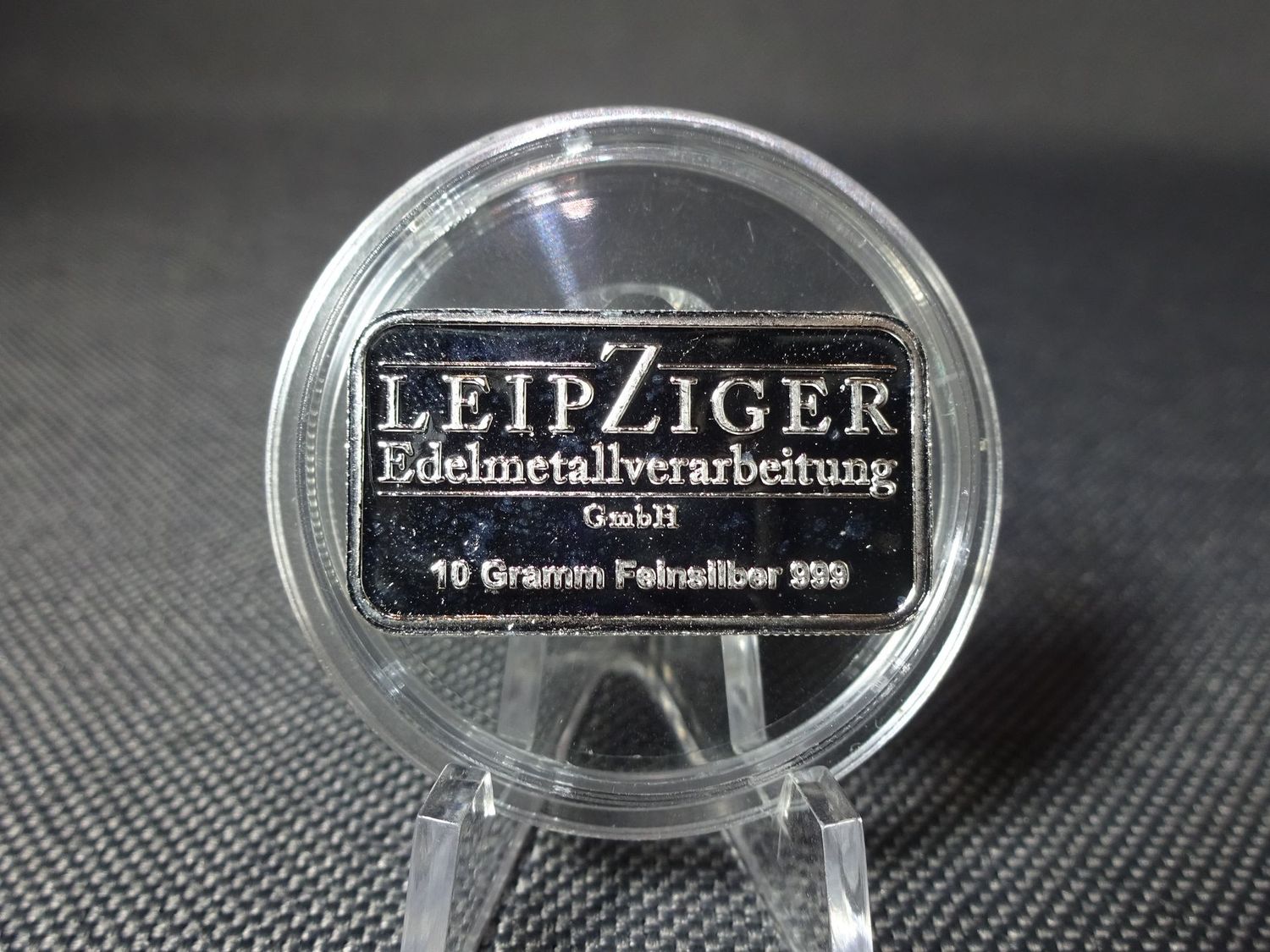 Silberbarren Deutschland Leipziger Edelmetall 10 g
