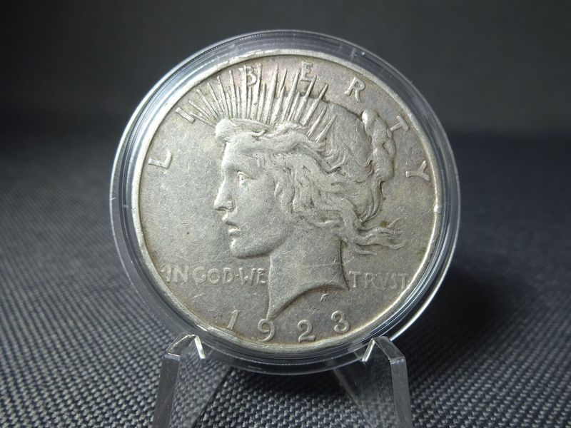 Silbermünze USA 1923 1 Peace Dollar Liberty Eagle