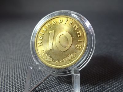Münze Drittes Reich 1939 A 10 Reichspfennig Berlin Erhaltung!