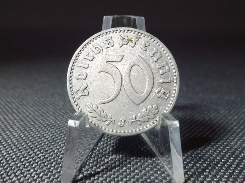 Münze Drittes Reich 1940 J 50 Reichspfennig Hamburg