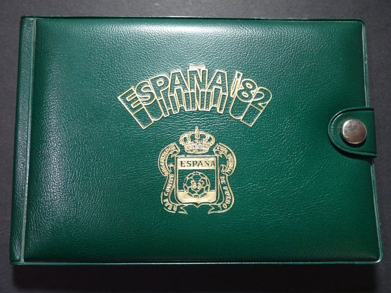 Kursmünzensatz KMS Set Spanien 1980 50 Centimos - 100 Pesetas Fussball WM 1982 Carlos Grün Blister