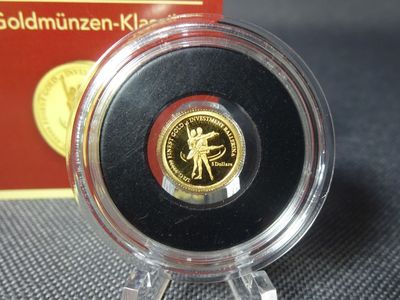 Goldmünze Nauru 2009 5 Dollars Ballerina Russland PP Proof 0,5 g