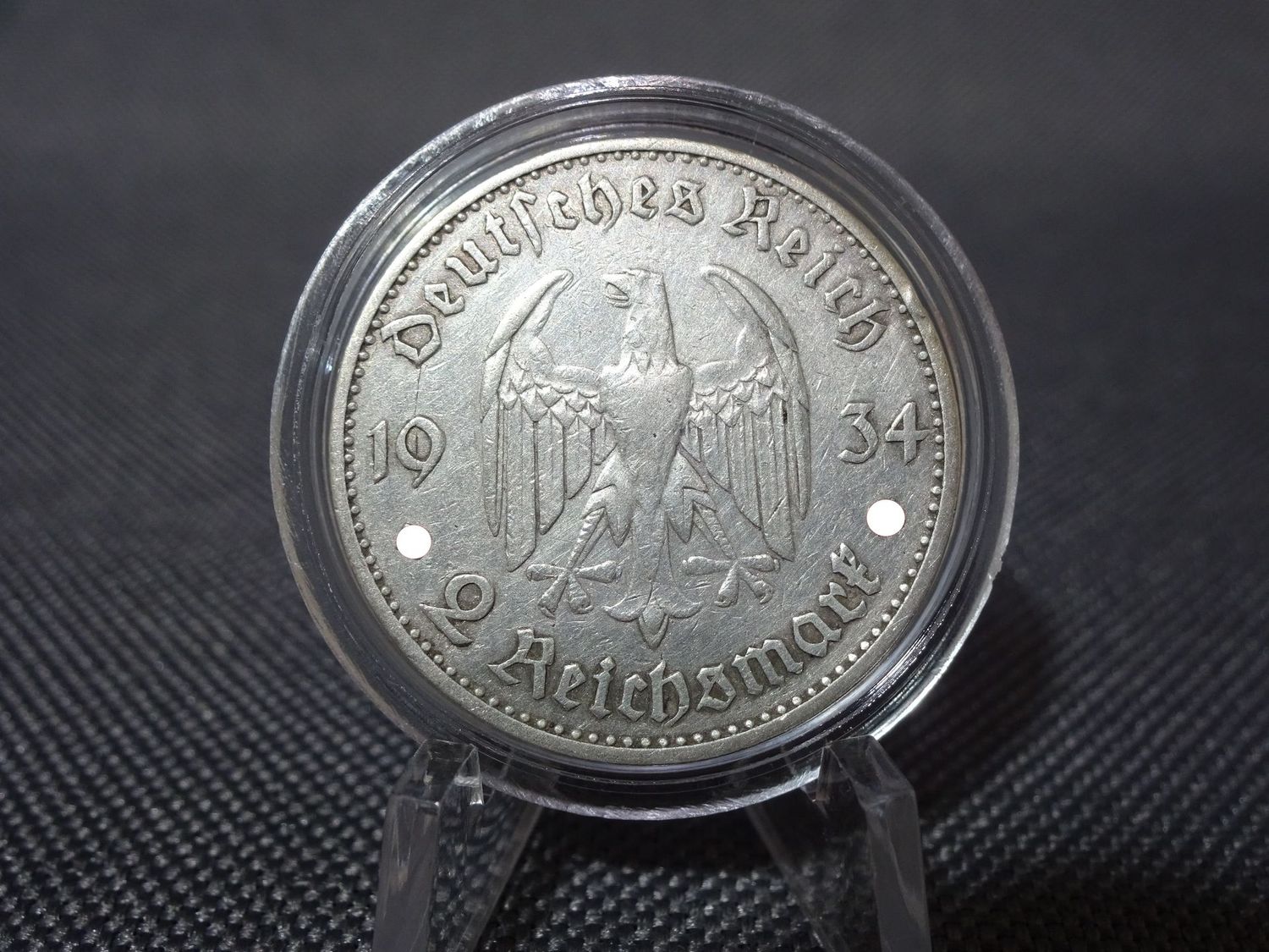 Silbermünze Drittes Reich 1934 A 2 Reichsmark Garnisonkirche Datum Silbermünze Drittes Reich 1934 A 2 Reichsmark Garnisonkirche Datum