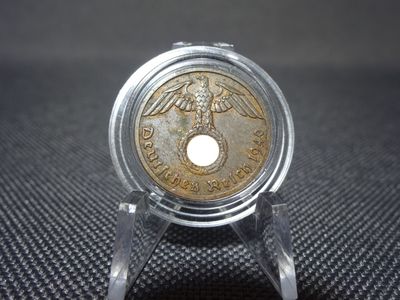 Münze Drittes Reich 1940 F 1 Reichspfennig Stuttgart (1.)