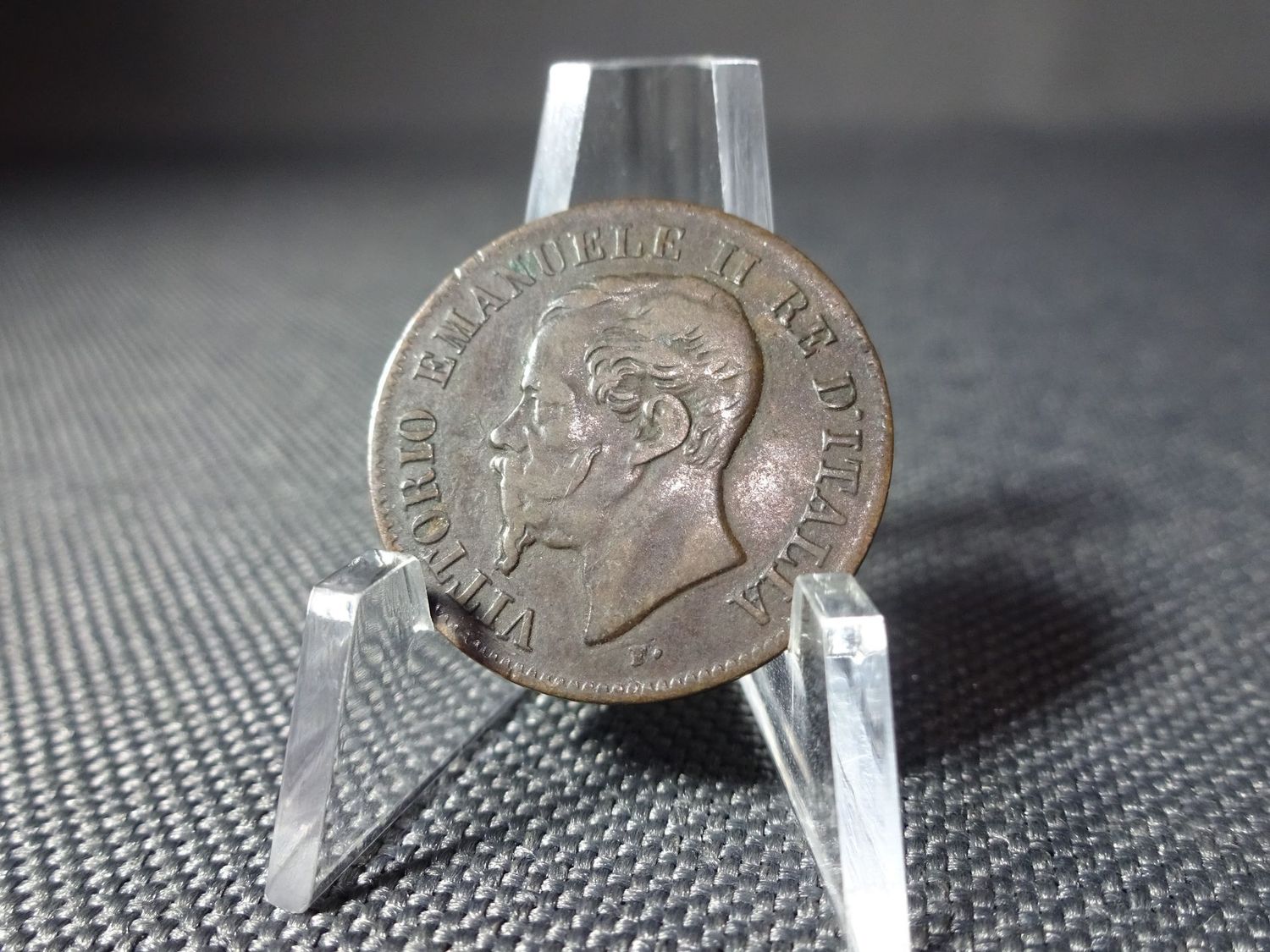 Münze Italien 1862 N 2 Centesimi Vittorio II. Neapel Münze Italien 1862 N 2 Centesimi Vittorio II. Neapel