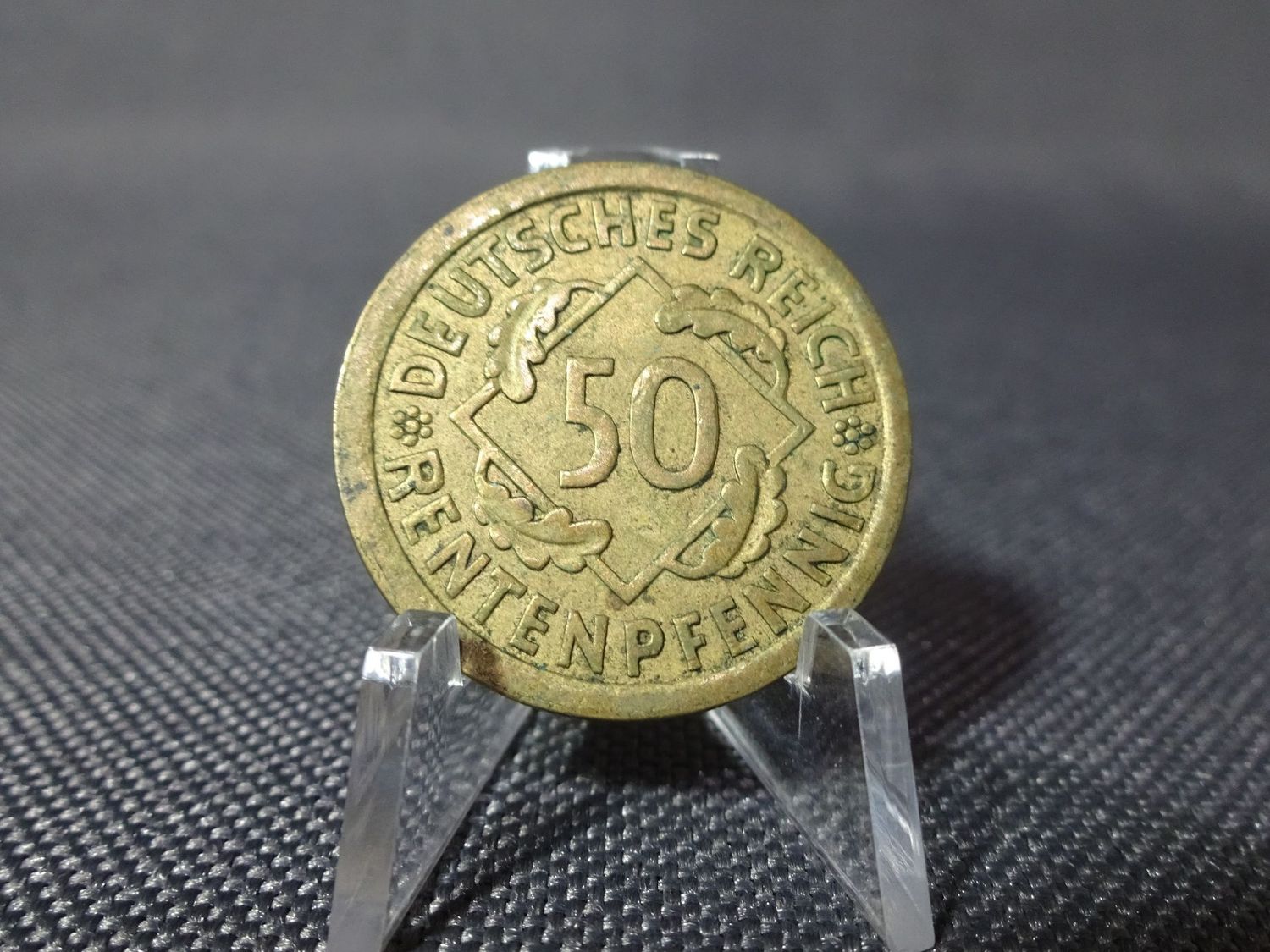 Münze Weimarer Republik 1923 A 50 Rentenpfennig Berlin
