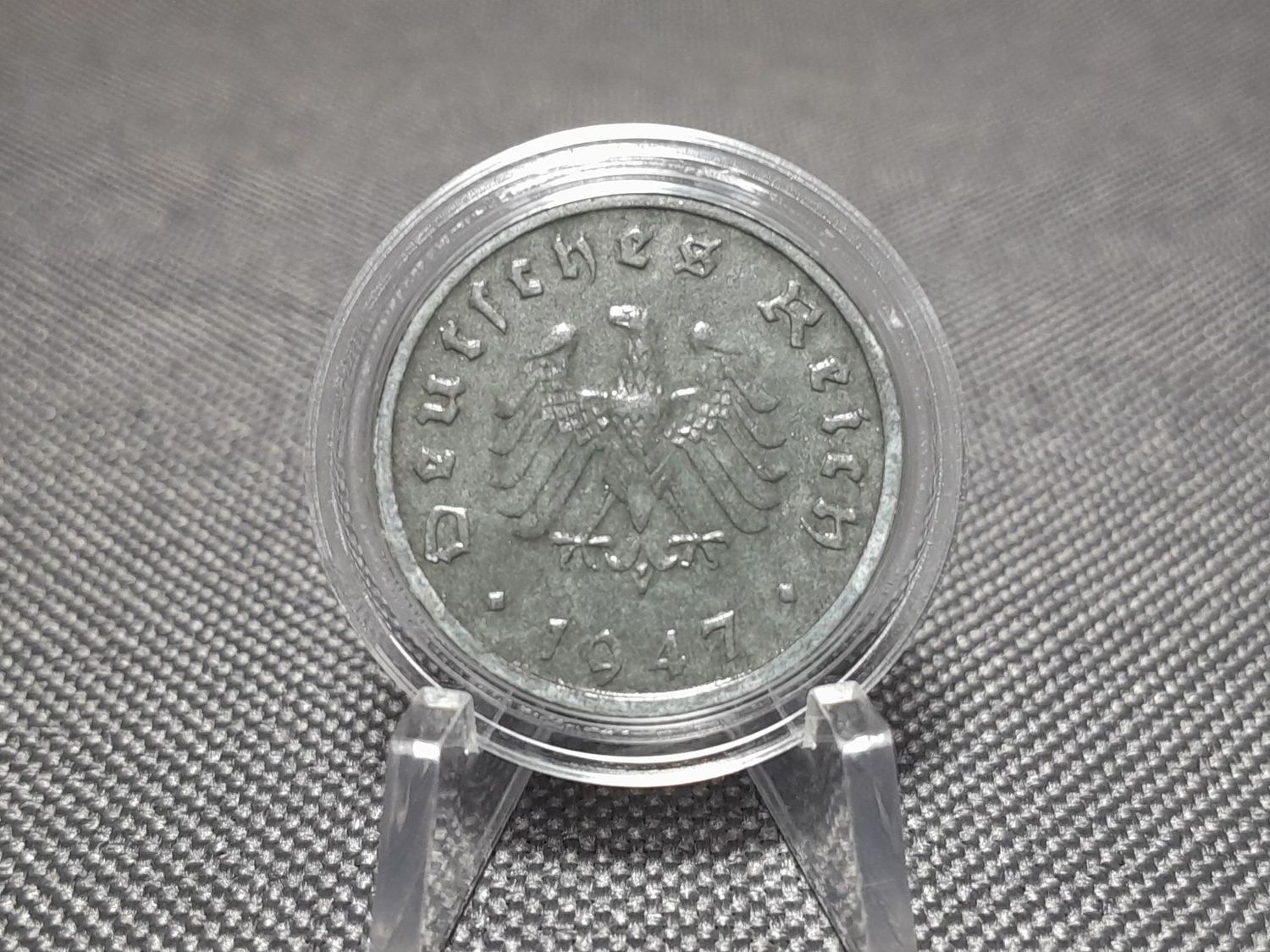 Münze Drittes Reich 1947 F 10 Reichspfennig Alliierte Besatzung Besetzung Erhaltung! (1.) Münze Drittes Reich 1947 F 10 Reichspfennig Alliierte Besatzung Besetzung Erhaltung! (1.)