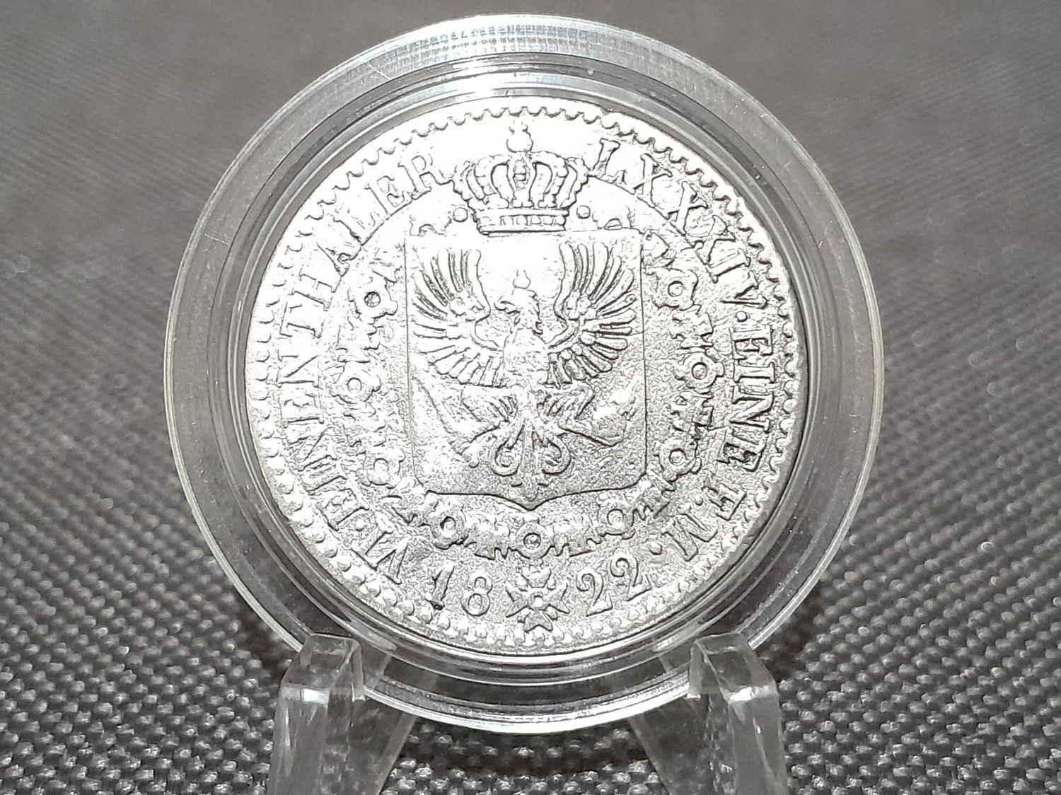 Silbermünze 1822 1/6 Taler Altdeutschland Preussen Friedrich Wilhelm III.