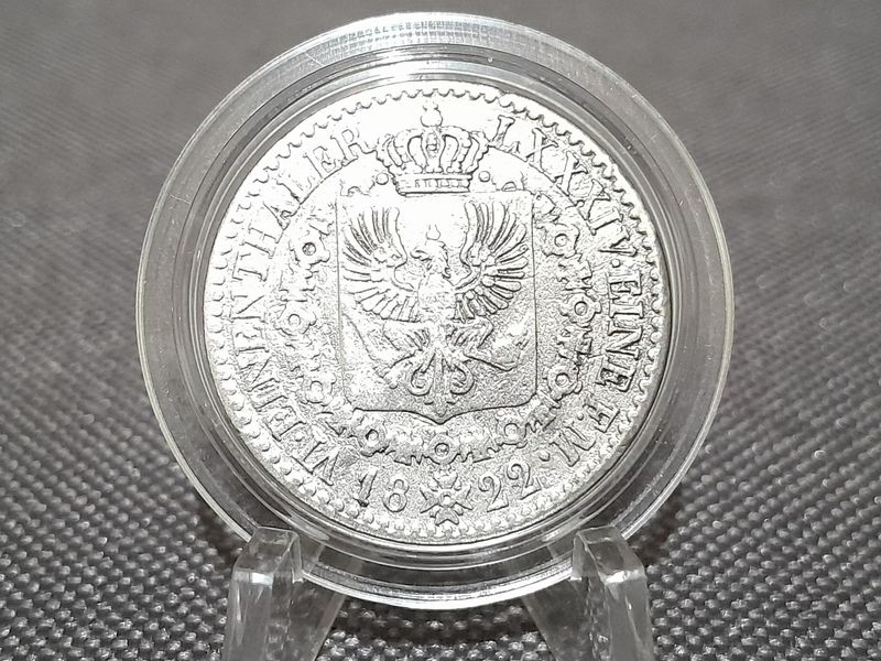 Silbermünze 1822 1/6 Taler Altdeutschland Preussen Friedrich Wilhelm III.
