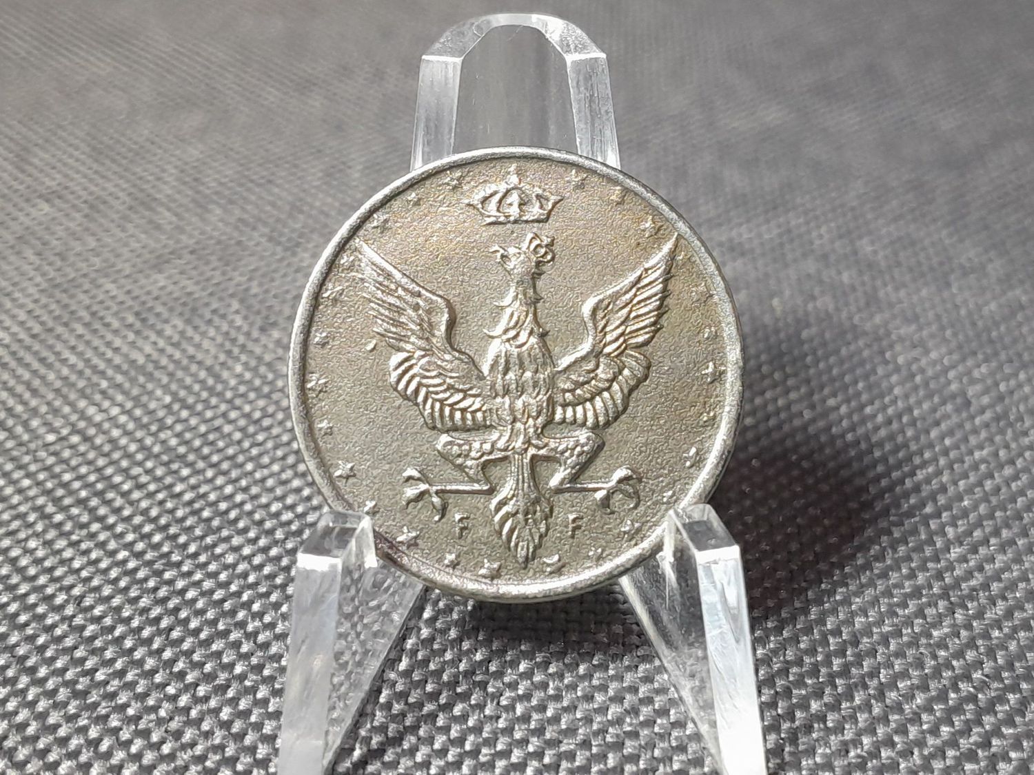 Münze Probe Königreich Polen 1917 10 Fenigow Krolestwo Polskie Münze Probe Königreich Polen 1917 10 Fenigow Krolestwo Polskie