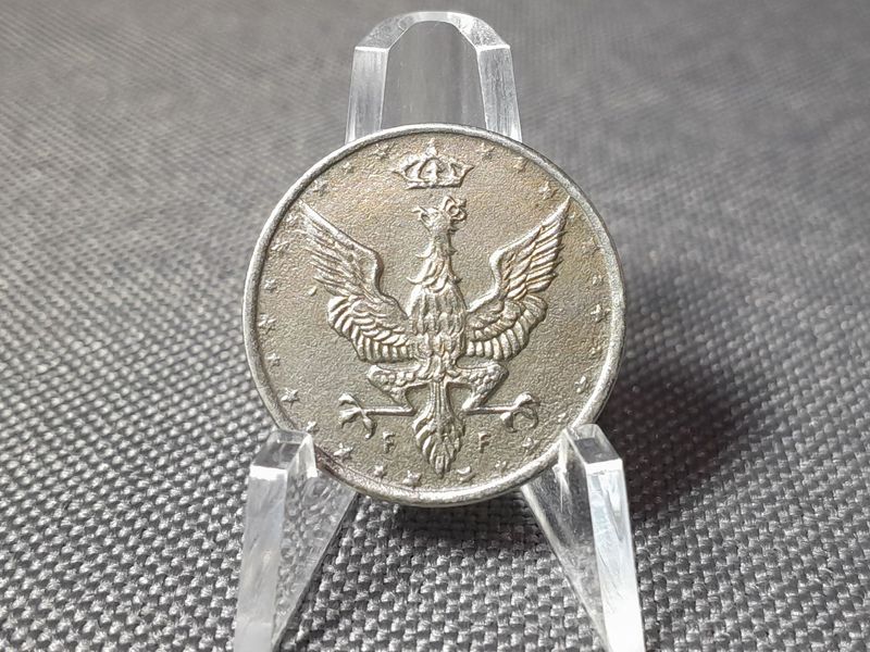 Münze Probe Königreich Polen 1917 10 Fenigow Krolestwo Polskie