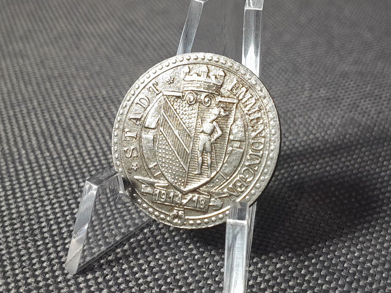 Münze Notgeld Deutsches Kaiserreich 1914 1918 10 Pfennig Emmendingen Kriegsnotgeld