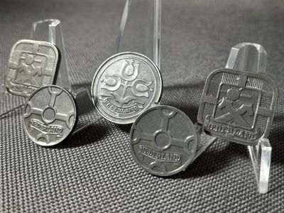 Münzen Set Niederlande 1941 1942 1 5 10 Cents Erhaltung!