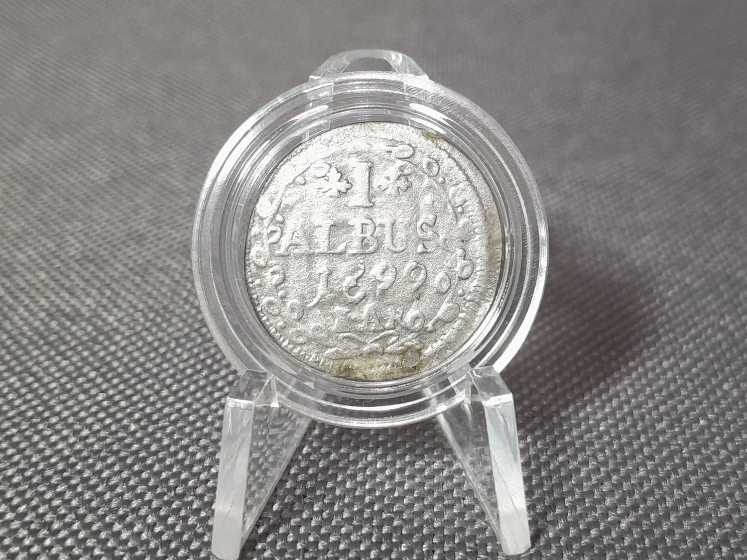 Silbermünze 1699 1 Albus Landgrafschaft Hessen Darmstadt Ernst Ludwig Altdeutschland