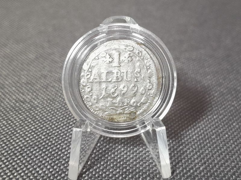 Silbermünze 1699 1 Albus Landgrafschaft Hessen Darmstadt Ernst Ludwig Altdeutschland