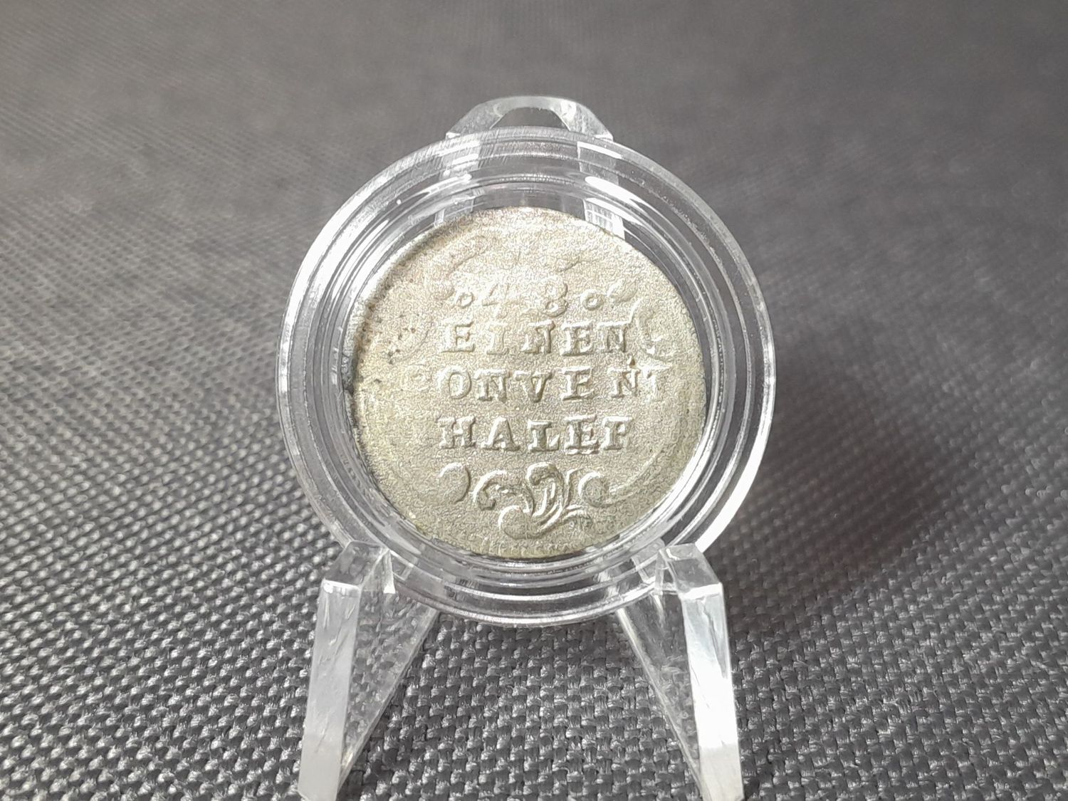 Silbermünze Württemberg 1784 1/48 Taler Herzogtum Karl Eugen Altdeutschland