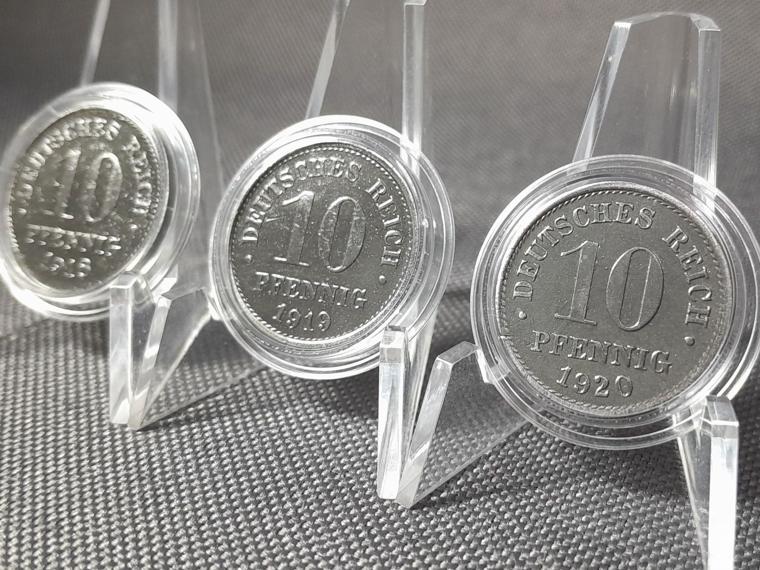 Münzen Set Deutsches Kaiserreich 1918 1919 1920 10 Pfennig Erhaltung Münzen Set Deutsches Kaiserreich 1918 1919 1920 10 Pfennig Erhaltung