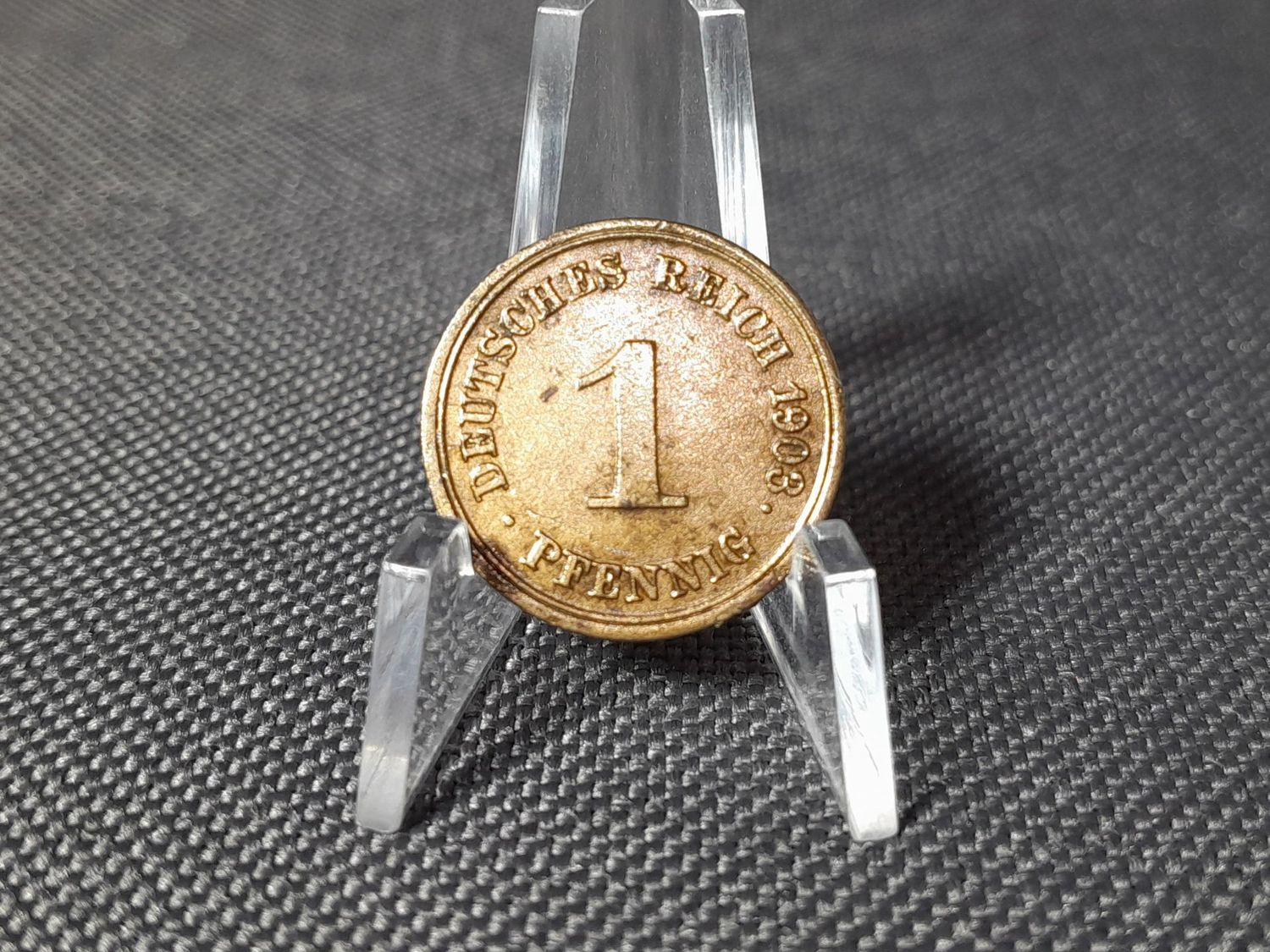 Münze Deutsches Kaiserreich 1903 G 1 Pfennig Karlsruhe Patina Erhaltung! Münze Deutsches Kaiserreich 1903 G 1 Pfennig Karlsruhe Patina Erhaltung!