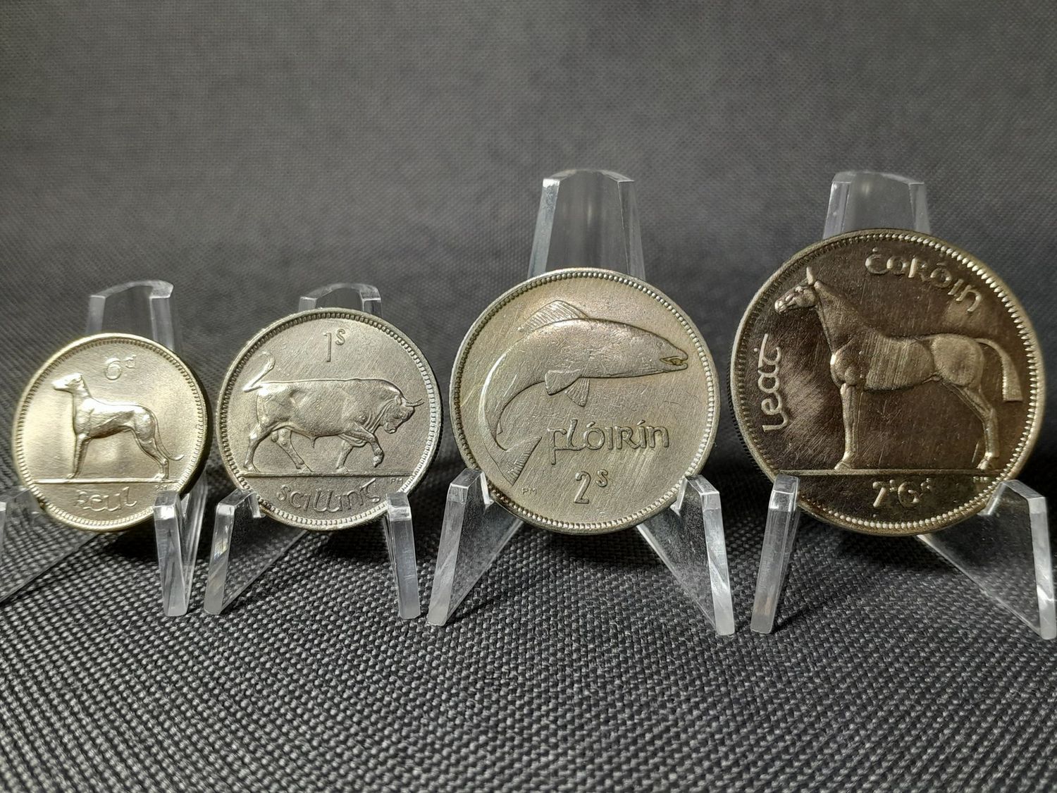 Münzen Set Irland 1951 1955 1959 1 2 3 Pence Florin Schilling 1/2 Krone Erhaltung Münzen Set Irland 1951 1955 1959 1 2 3 Pence Florin Schilling 1/2 Krone Erhaltung