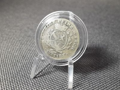 Silbermünze 1767 5 Kreuzer Baden Durlach Markgrafschaft Karl Friedrich Altdeutschland