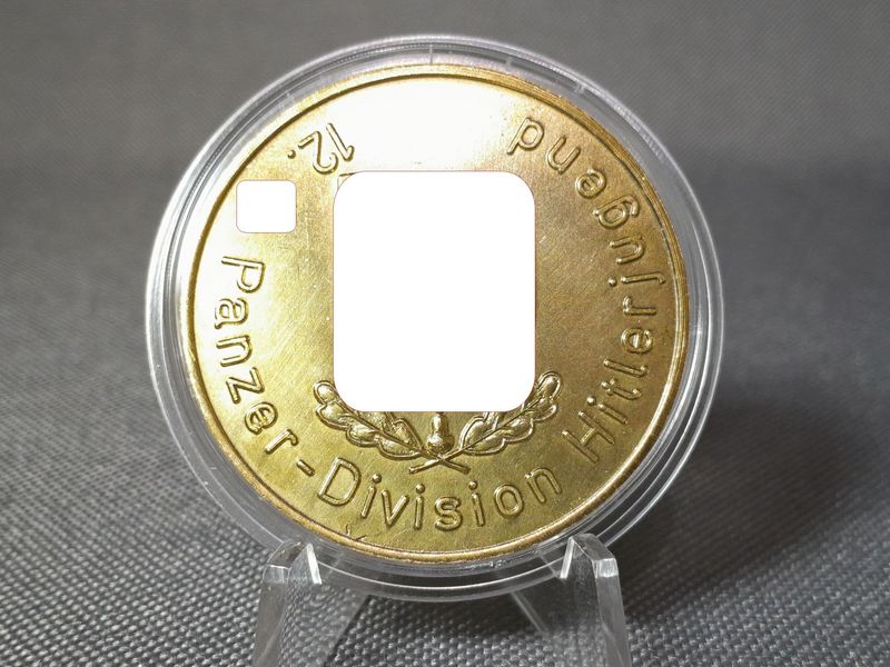 Medaille Drittes Reich 12. SS Panzer Division Hitlerjugend Adolf Hitler Leibstandarte Erhaltung!