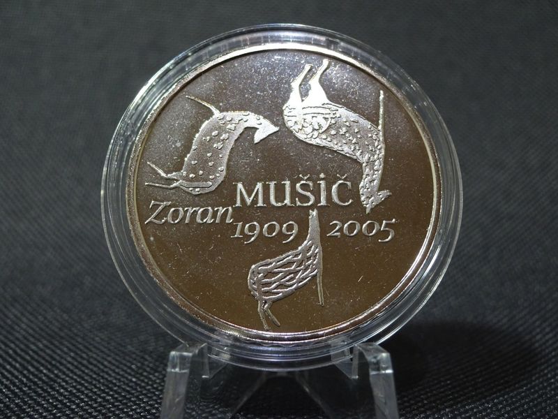 Silbermünze Slowenien Zoran Music 2009 30 Euro PP Proof Selten