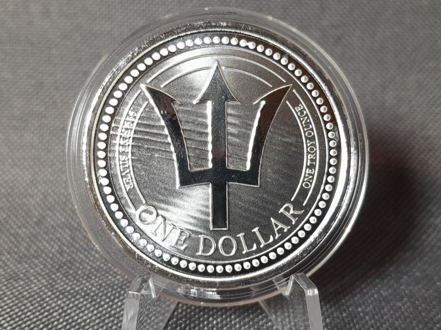 Silbermünze Barbados 2020 1 Dollar Trident Dreizack 1 Oz Unze