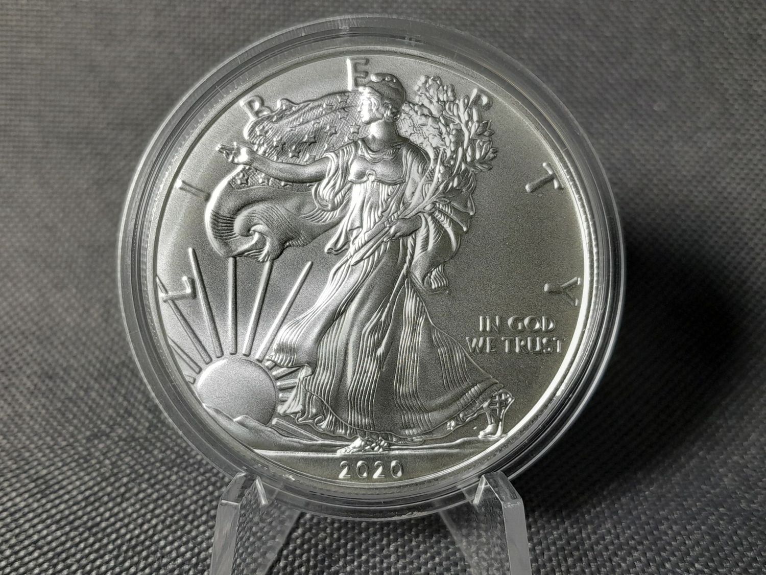 Silbermünze USA 2020 1 Dollar American Silver Eagle Walking Liberty 1 Oz Unze
