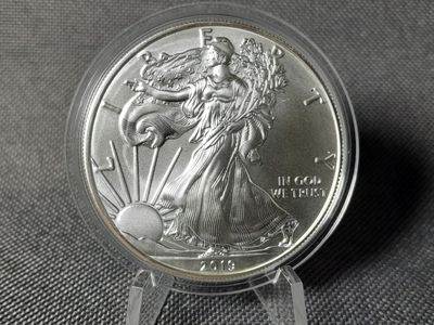 Silbermünze USA 2019 1 Dollar American Silver Eagle Walking Liberty 1 Oz Unze