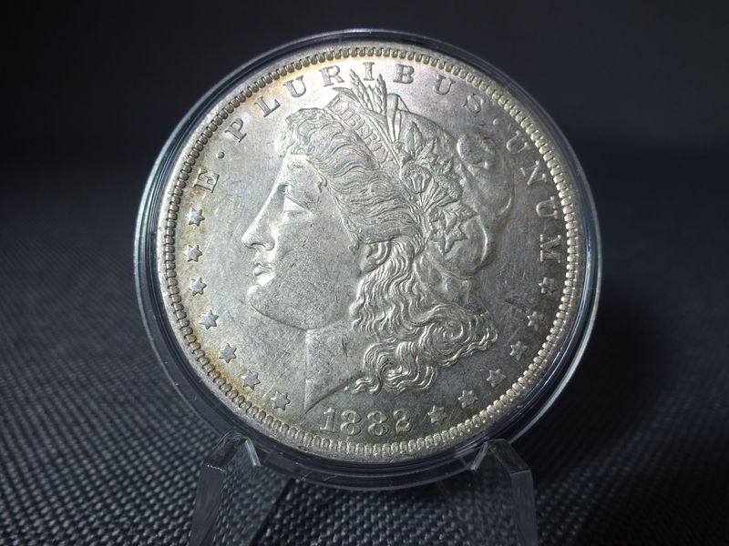 Silbermünze USA 1882 O 1 Morgan Dollar Liberty Eagle New Orleans
