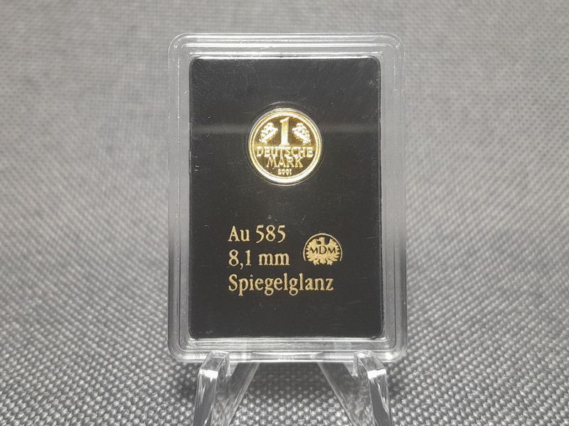 Goldmedaille Deutschland 2016 Goldmark Deutsche Wahrzeichen in Gold 585 > 1/200 Oz Unze