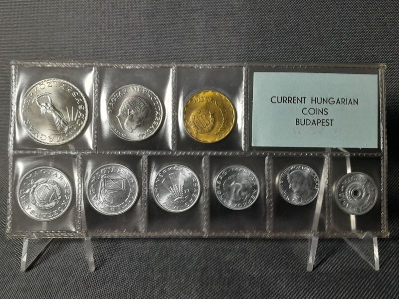 Kursmünzensatz KMS Set Ungarn 1977 2 Filler - 10 Forint