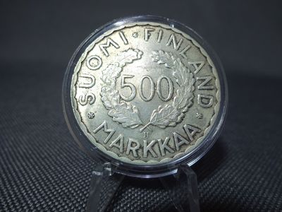 Silbermünze Finnland Suomi 1952 500 Markkaa Olympia XV. Helsinki (2.)
