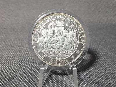 Silbermedaille WM 2018 Deutschland Deutsche Nationalmannschaft Deutscher Fussball Bund