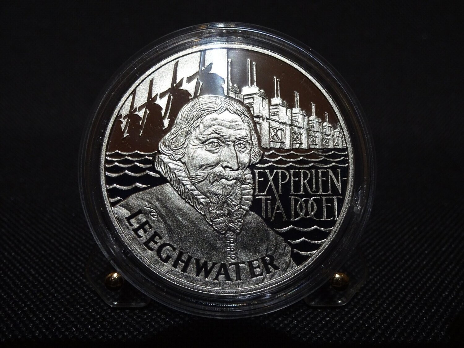 Silbermünze 1993 25 Ecu Niederlande Leeghwater PP Proof