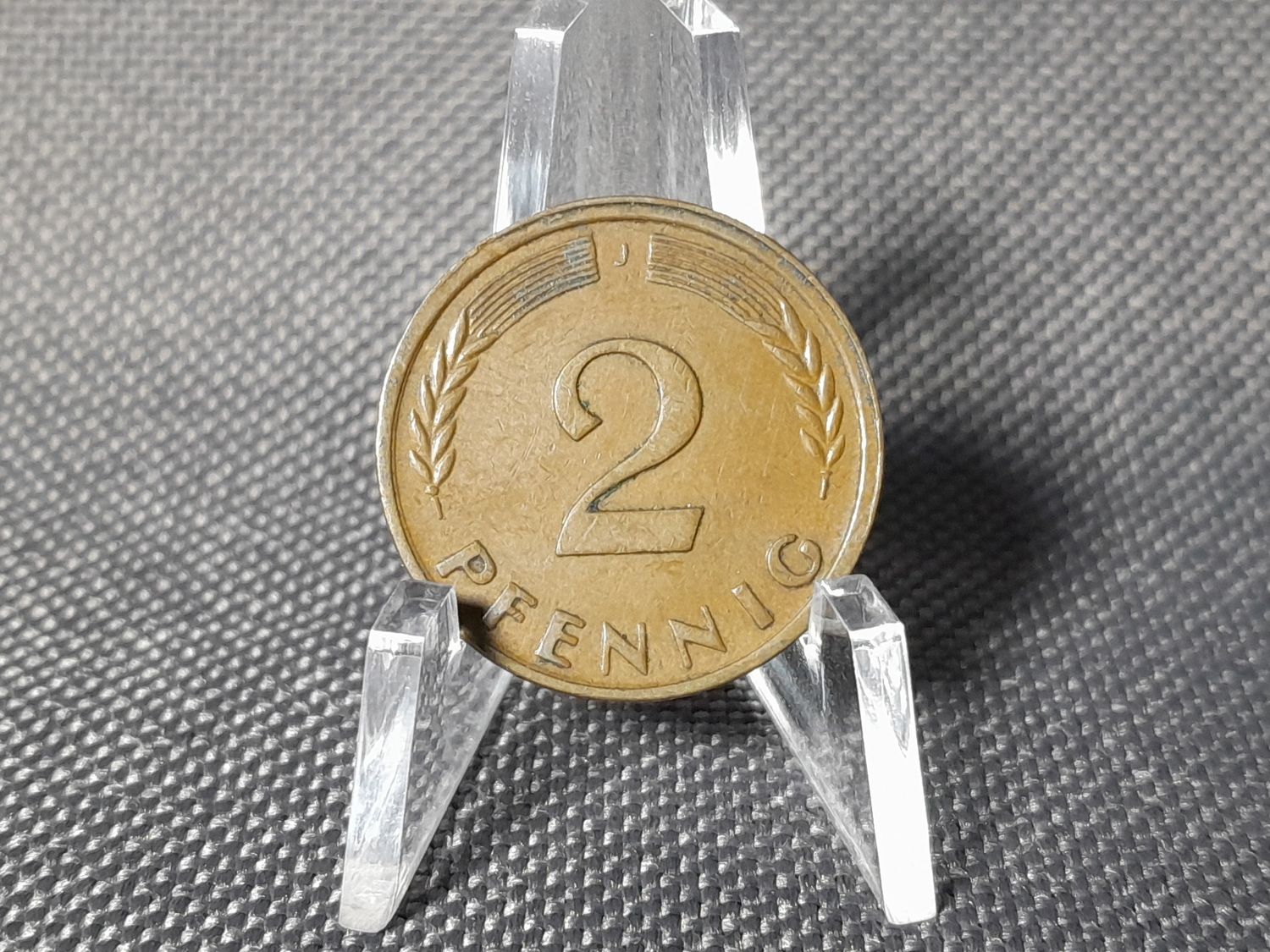 Münze Deutschland 1950 J 2 Pfennig Hamburg Fehlprägung Münze Deutschland 1950 J 2 Pfennig Hamburg Fehlprägung