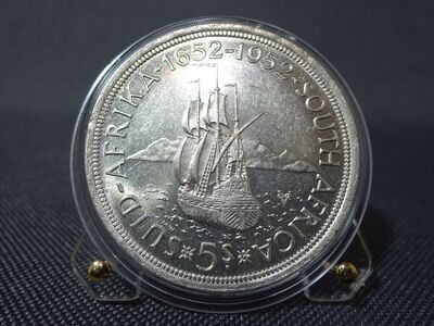 Silbermünze Südafrika 1952 5 Schilling Gründung Kapstadt (1.) Silbermünze Südafrika 1952 5 Schilling Gründung Kapstadt (1.)