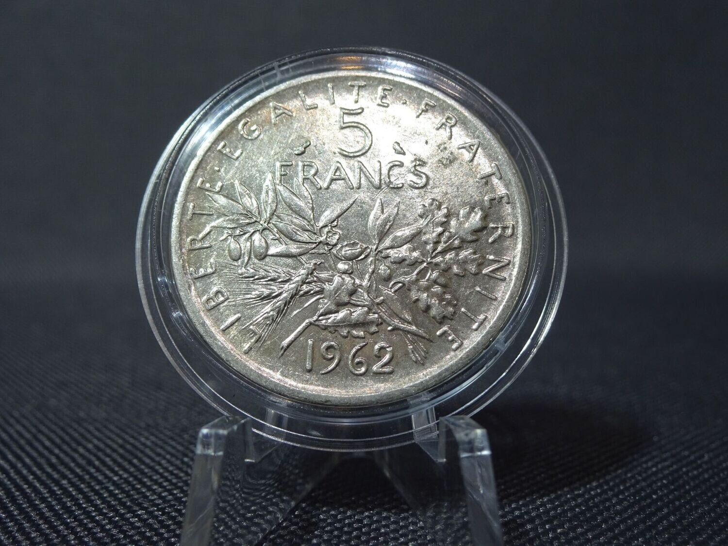 Silbermünze Frankreich 1962 5 Francs Franken Silbermünze Frankreich 1962 5 Francs Franken